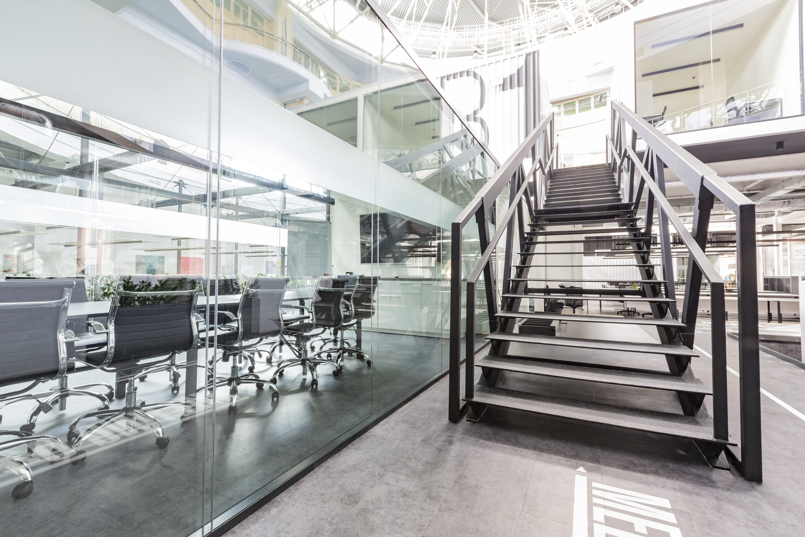 commercial office open plan workspace modern interior systems