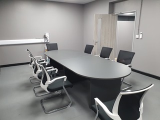 stylish office fit out in wales